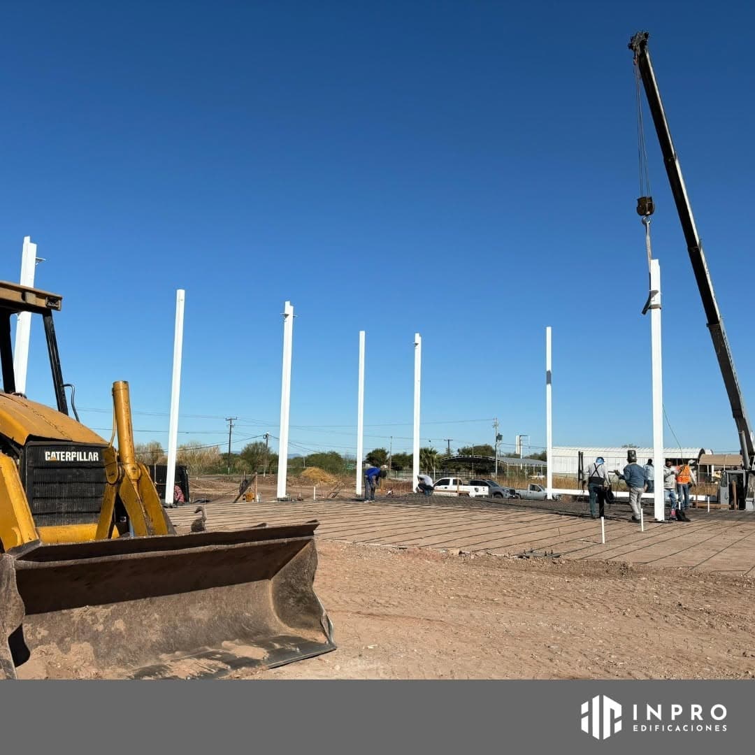 Vista aérea de instalación industrial